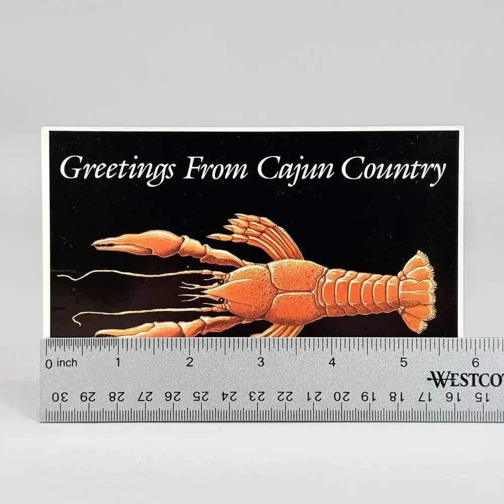 6 Unused Blank Louisiana Vintage Postcards Lot 3 Cajun Crawfish Raisin Cane